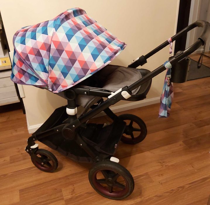 Bugaboo Fox 2w1 dużo oryginalnych dodatków