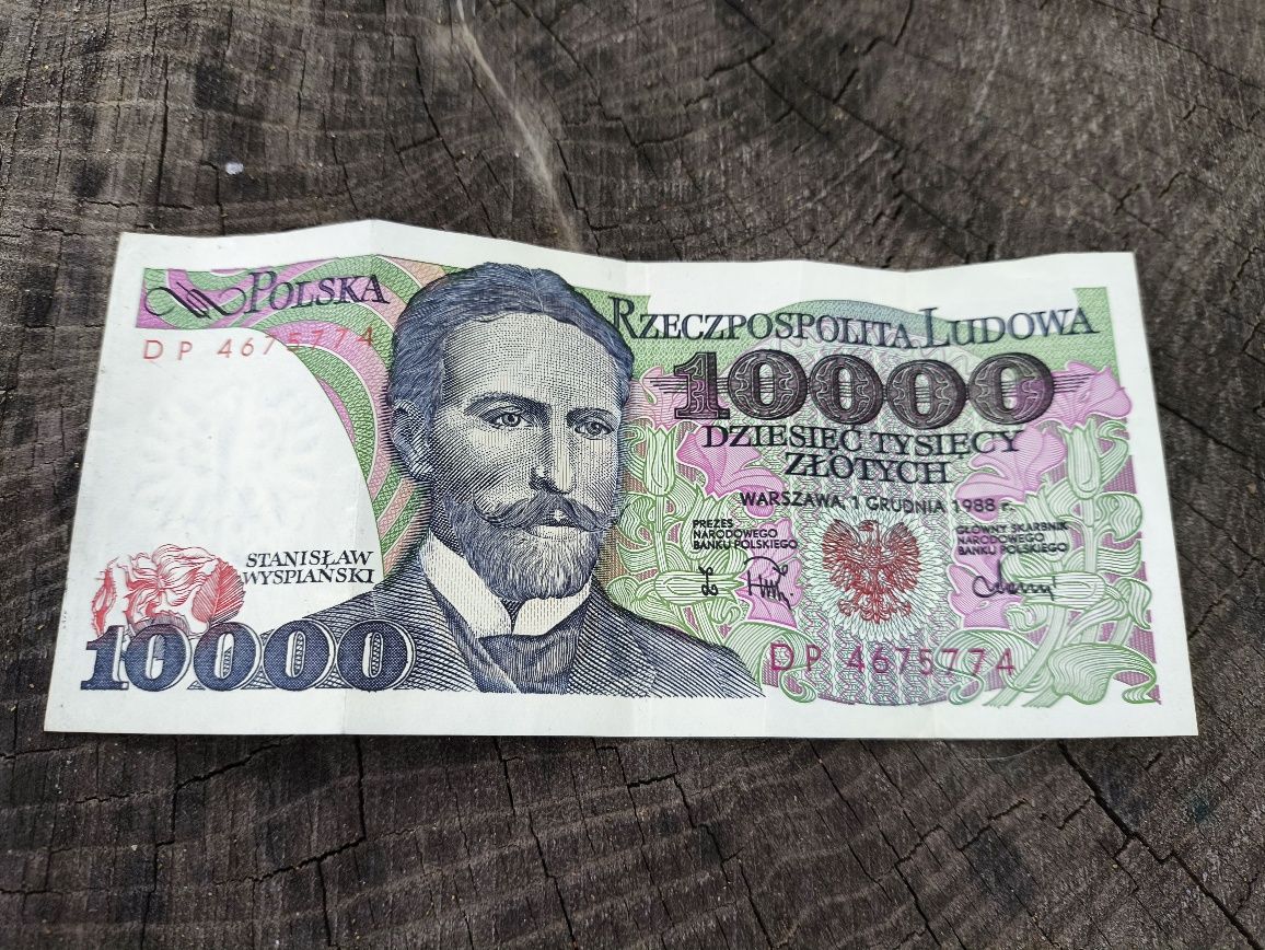 Banknot 10000 Wysypiański . Seria DB