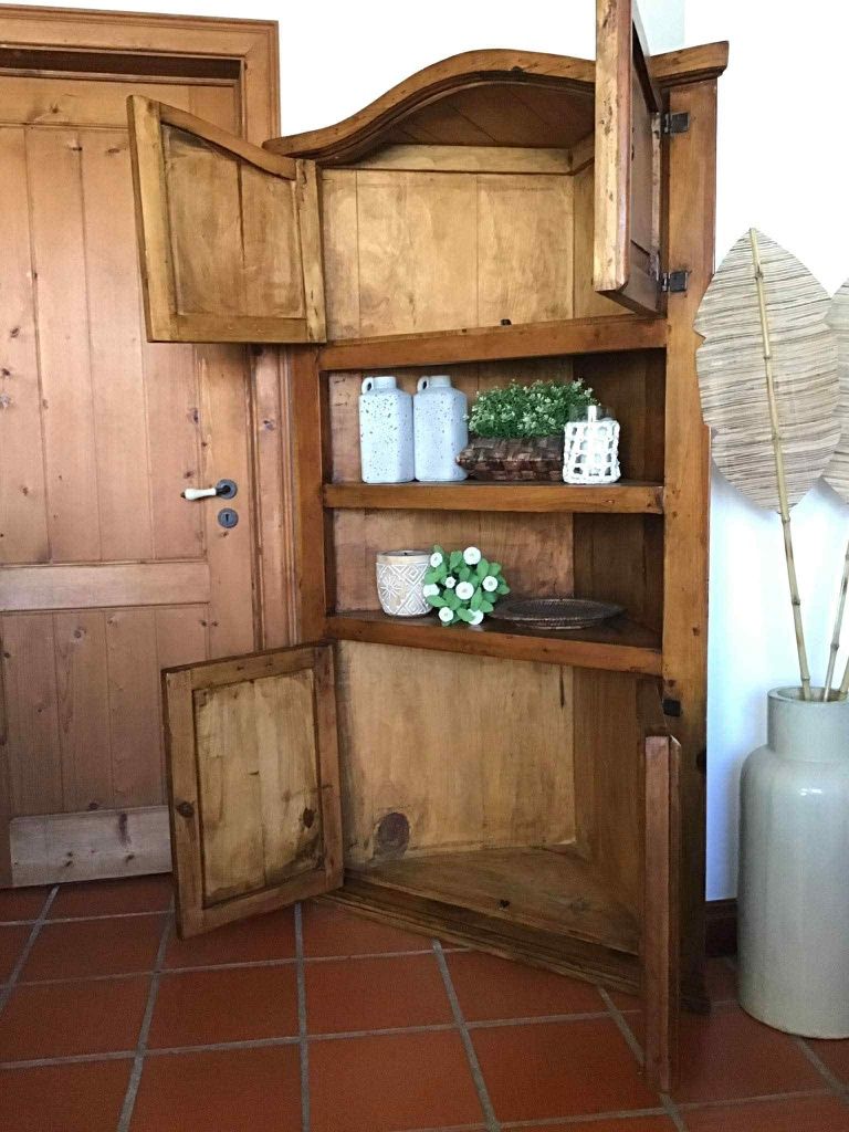 armario, canto, louceiro, livreiro, mexicano, vintage, rustico