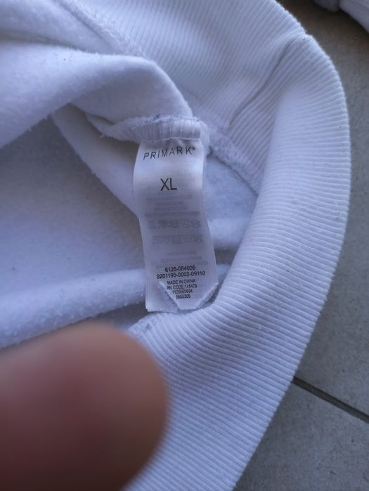 Primark oryginalna  biała bluza  rozmiar  XL, XXL  ,