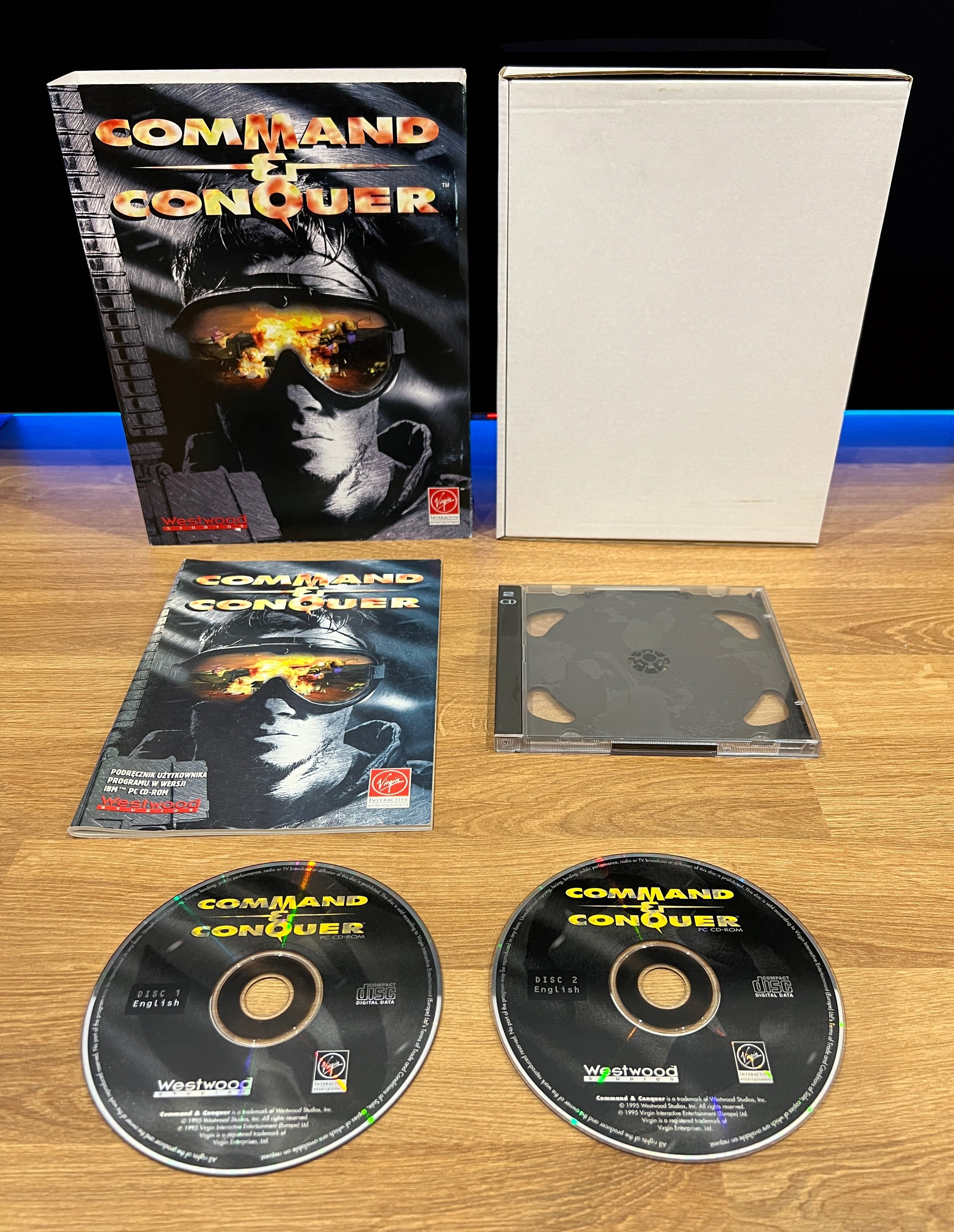 Command & Conquer 1 (PC PL 1995) BIG BOX polskie premierowe wydanie