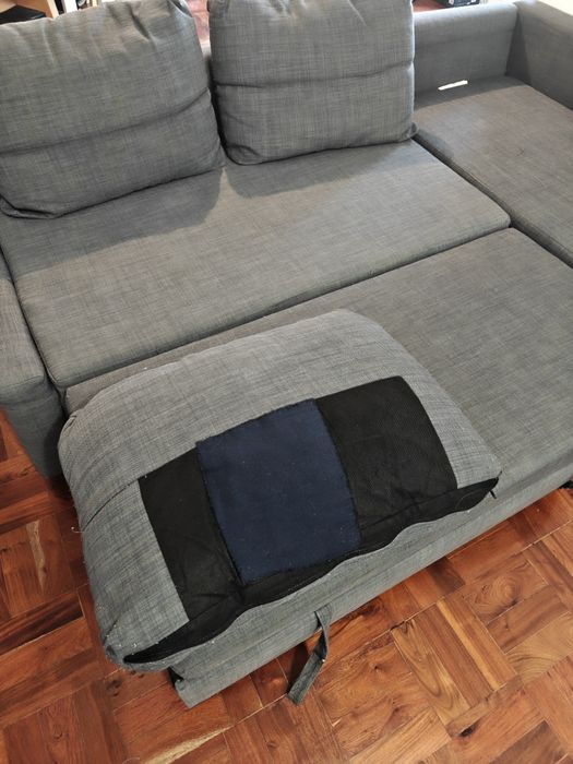Sofá FRIHETEN com Chaise Long – bom estado