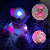 Плюшевий ведмедик з LED підсвічуванням Magic Bear Іграшка 23 см Рожеви