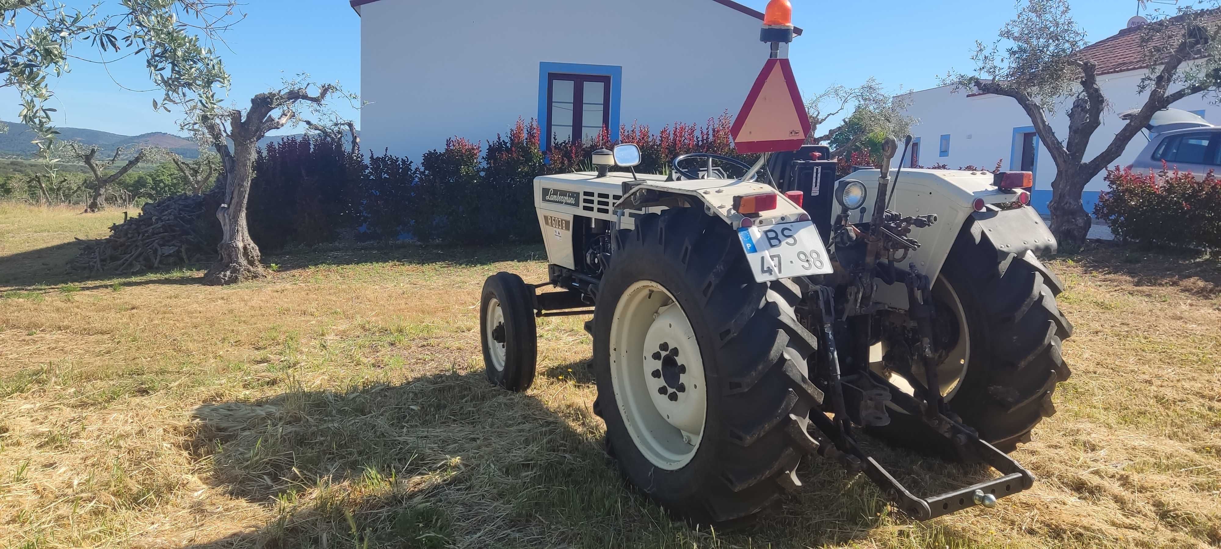 Trator LAMBORGHINI R 603 B com direção hidráulica