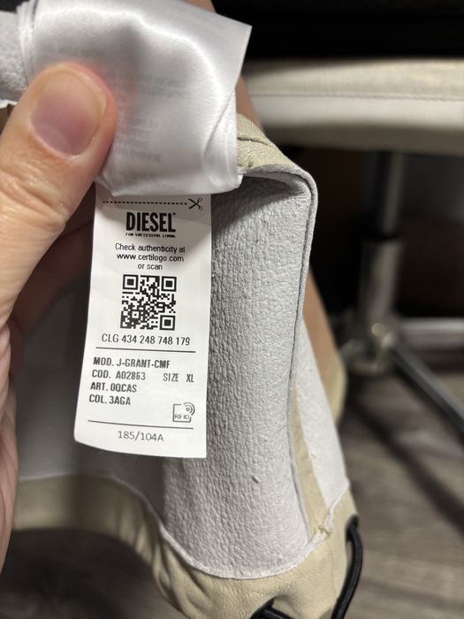 Кожаная куртка Diesel 100% оригинал