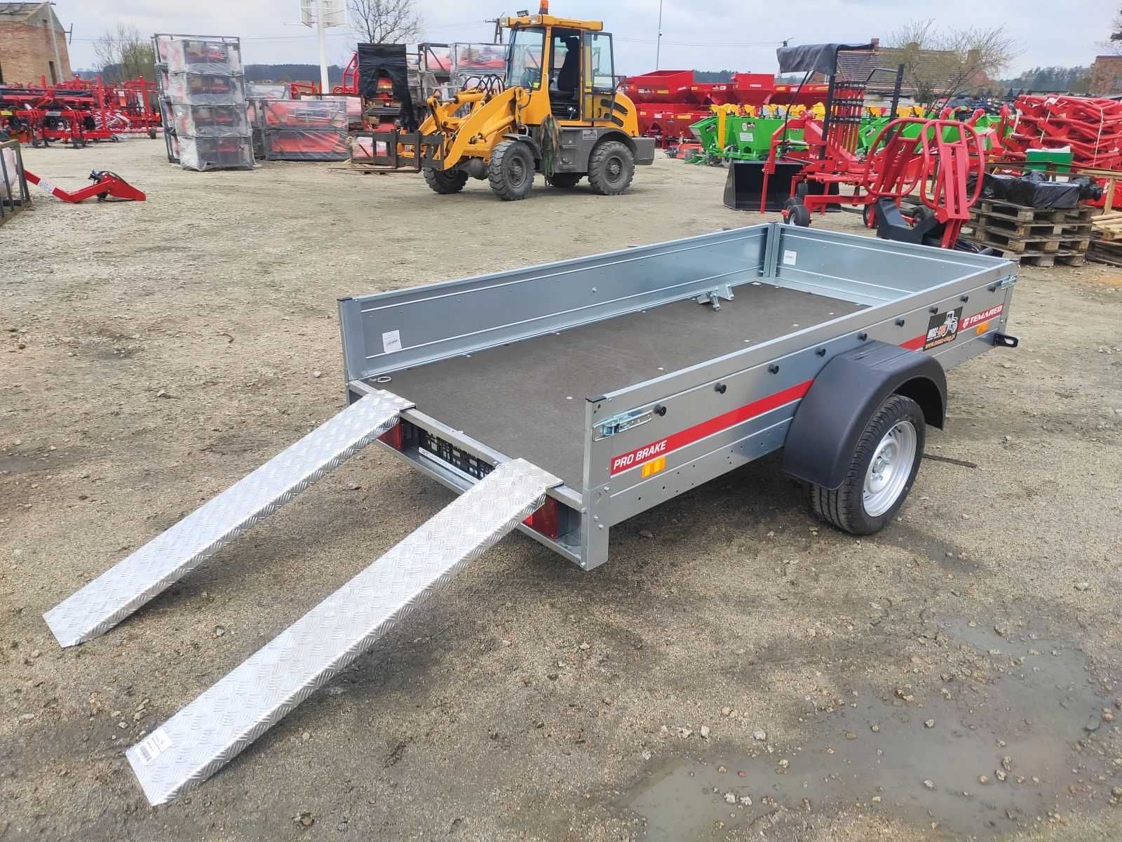 NOWA Hamowana Przyczepka Samochodowa Temared PRO BRAKE DMC 750–2000 kg