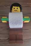 Uchwyt papier toaletowy LEGO MAN druk 3D
