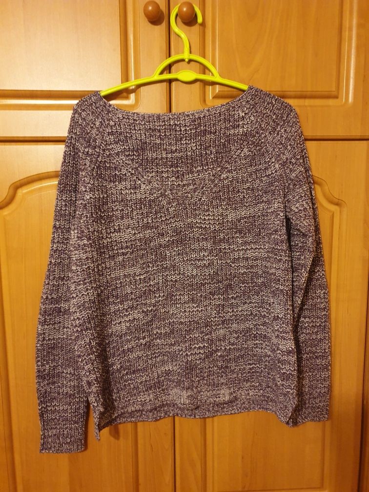Fioletowy sweter C&A