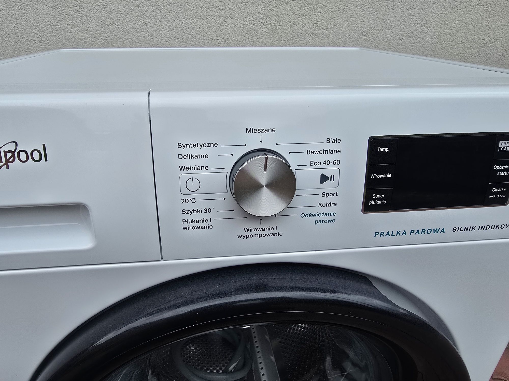 Pralka  WHIRLPOOL 7Kg A+++Funkcje PAROWE 1200Rpm Inverter  Stan Bdb