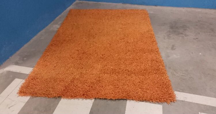 tapete / carpete laranja outro cor de rosa