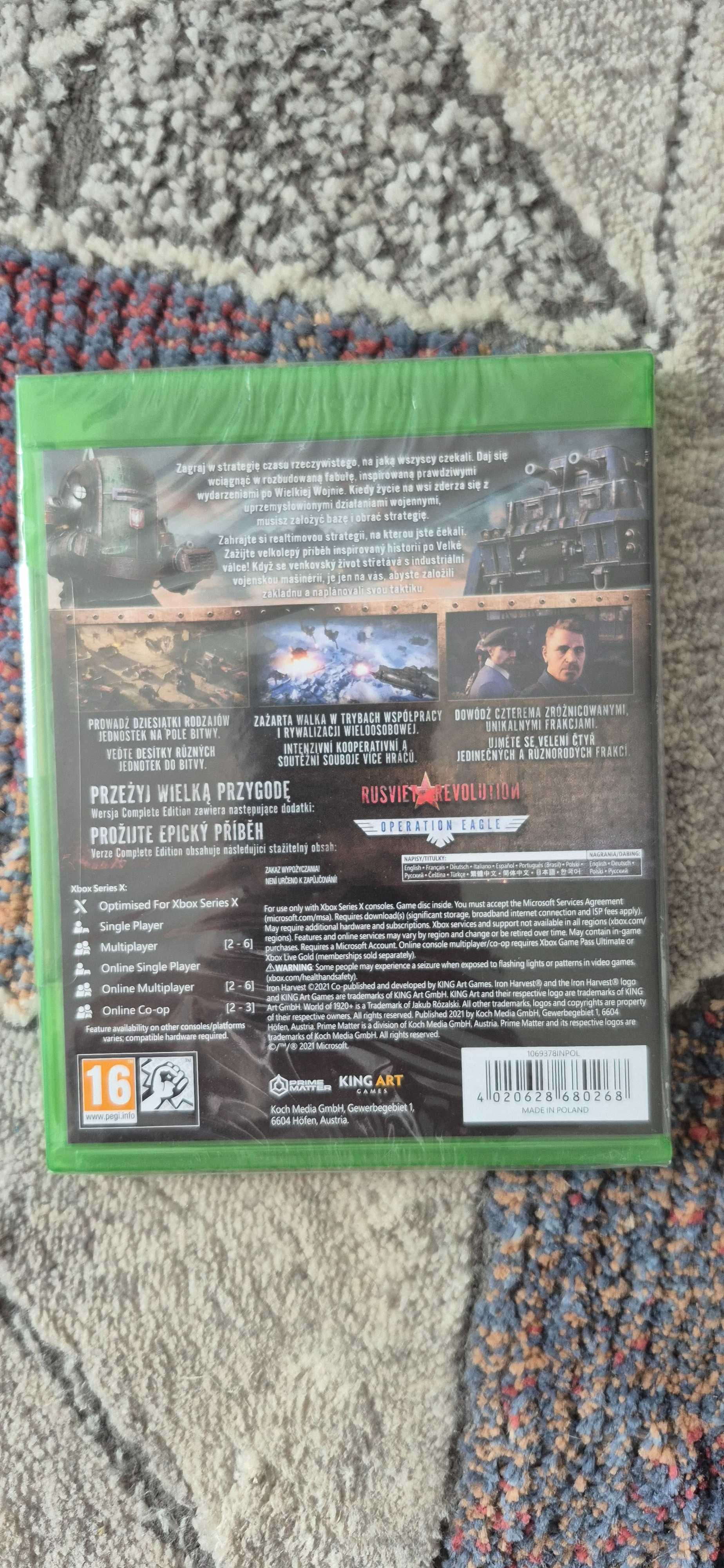 Iron Harvest Complete Edition Xbox Series X XSX PL NOWA FOLIA
