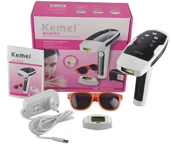 Лазерный эпилятор Kemei KM 6812