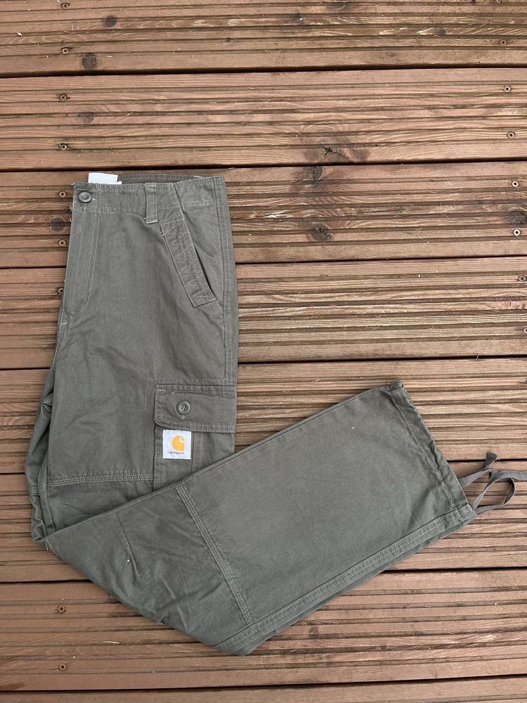 Spodnie Cargo Carhartt bvintage y2k workwear heavy skate carpenter