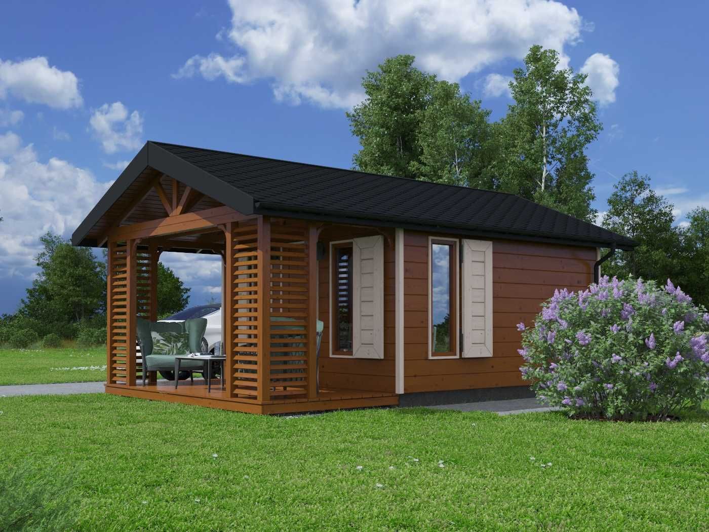 TERAZ -50% Altana 4x4 taras 4x3 DOMEK 4x7m domek 4x5 taras 4x2 MDN510