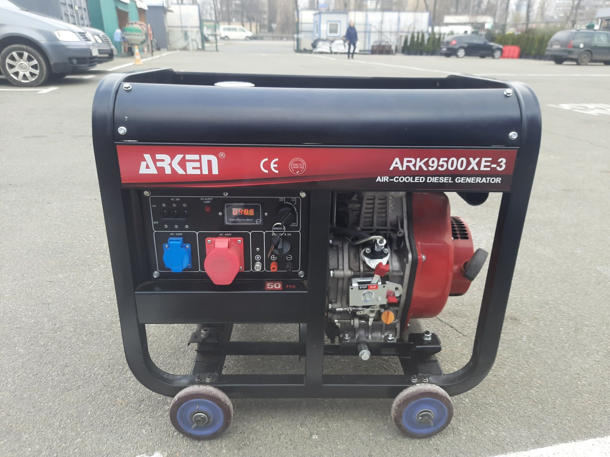 Дизельний генератор Arken ark9500xe-3  (1-3фази) Туреччина 7 кВт