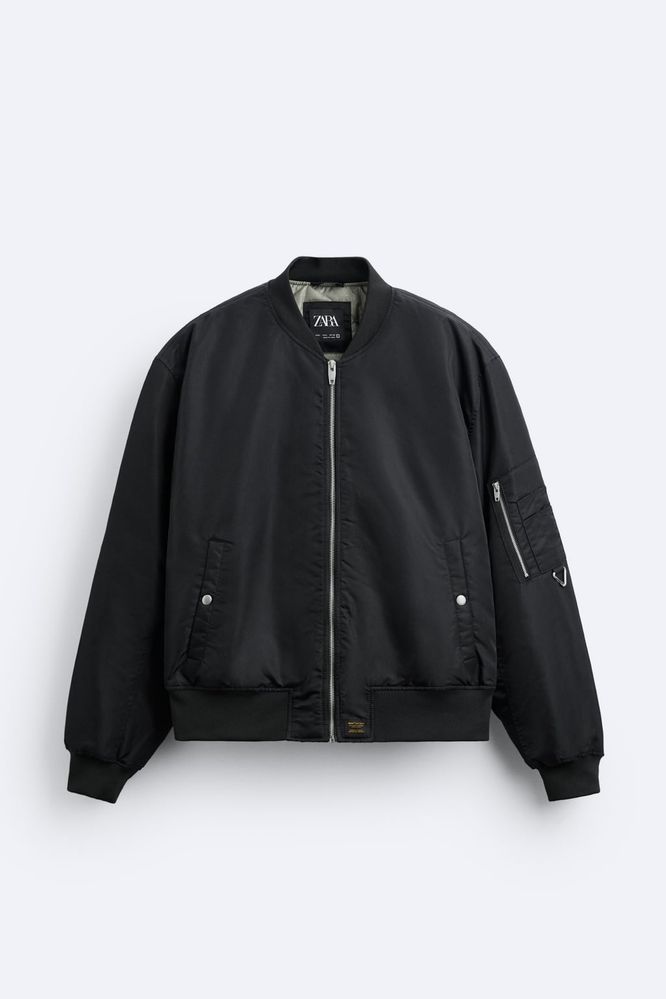 Бомбер Zara (M,L) Puffer MA-1 Bomber Оригінал Куртка Ветровка