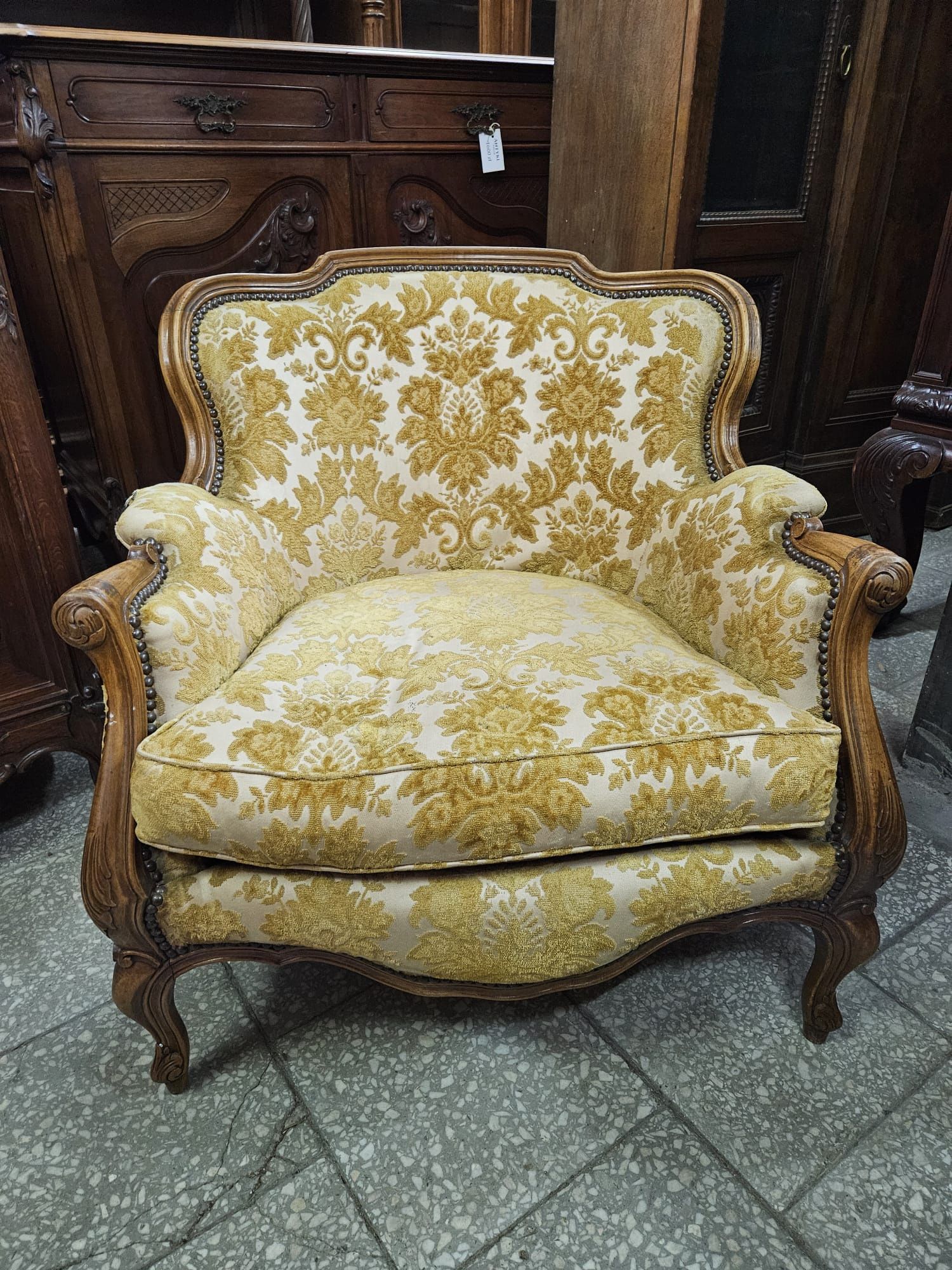 Francuski Komplet Ludwikowski sofa i 2 fotele