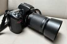 Nikon D300 z obiektywem Nikkor 55-200DX