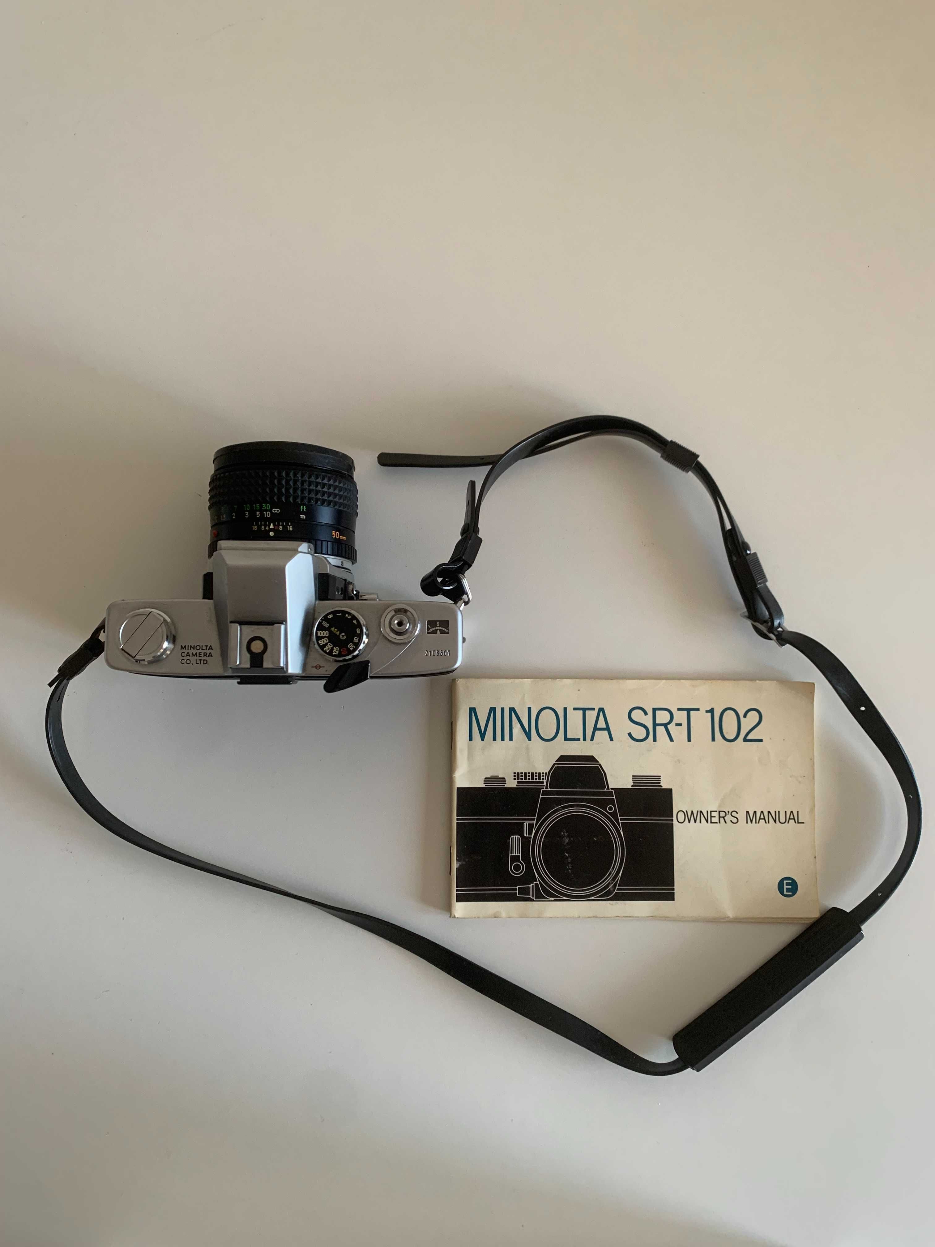 Minolta SR-T102 c/ lente