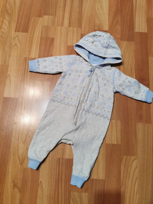 Kombinezon dresowy next pajac pajacyk bez stóp dla chłopca chłopięcy