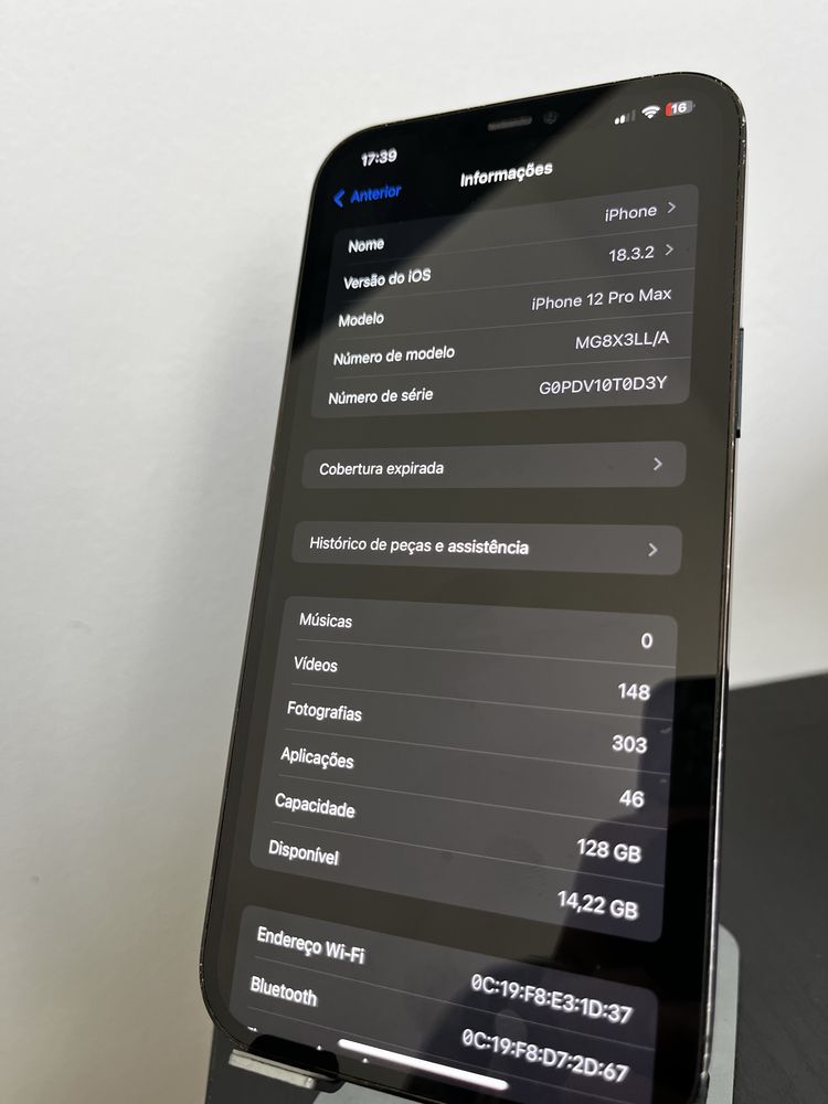 Iphone 12 Pro Max 100% Bateria (camaras novas)