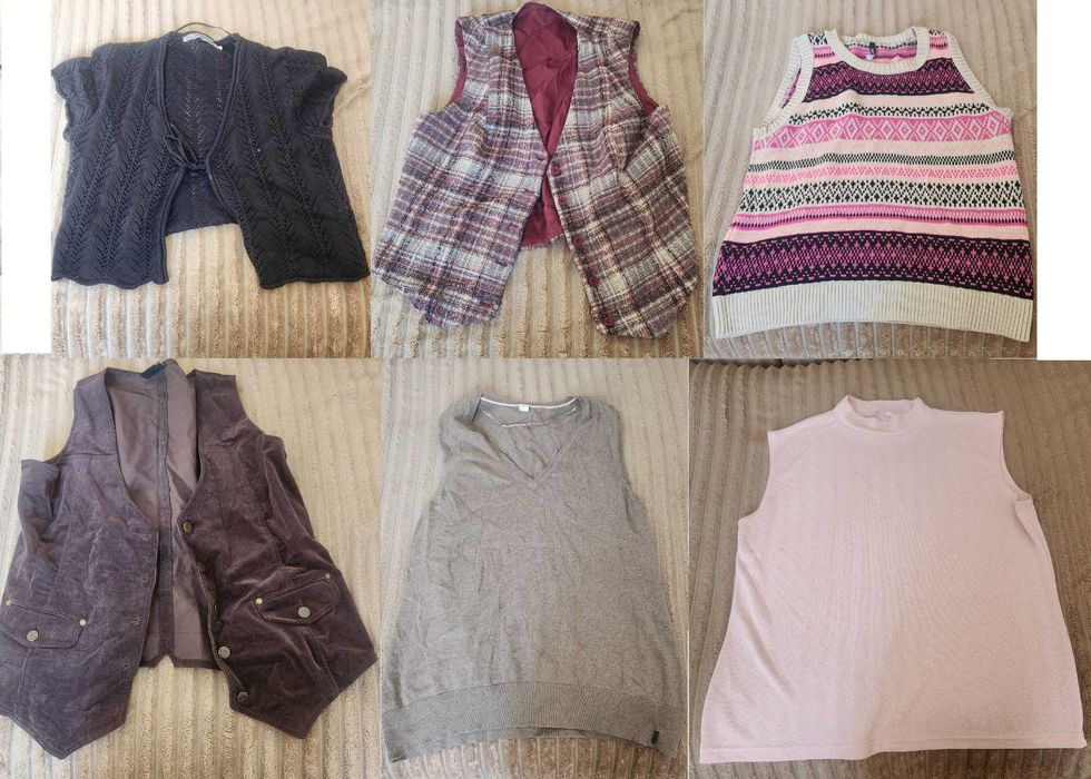Женская одежда: кофточки, футболки, рубашки, свитера и джинсы L–XL