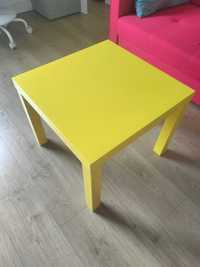 Stolik LACK IKEA kolor żółty