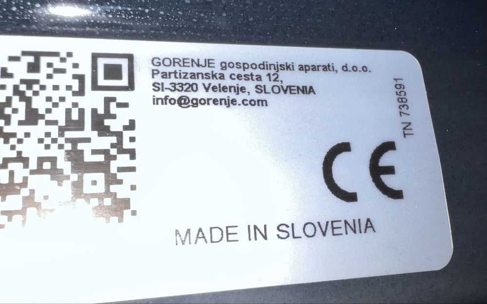 Духовка Gorenje з пароваркою (Словенія)