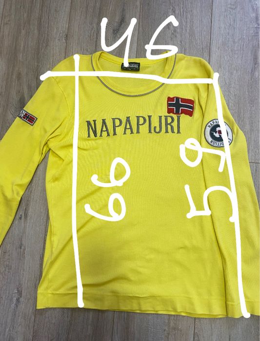 Napapijri лонгслів світшот легкий