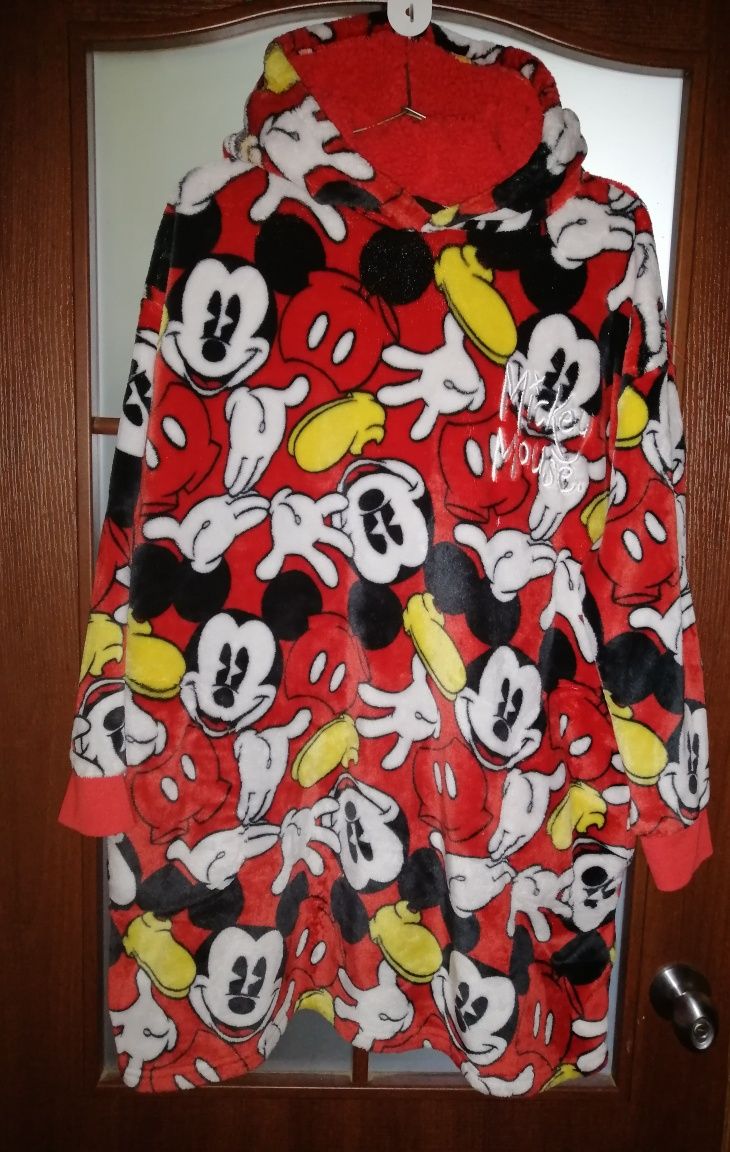 Тёплая флисовая рубашка Disney Snuddi. Микки Маус. Primark. e