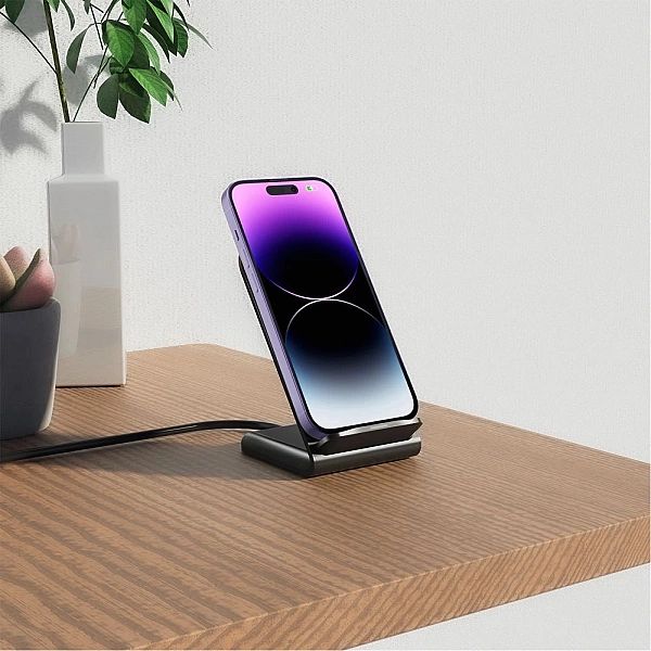 Ładowarka Tech-Protect QI15W-S2 indukcyjna 15W w formie stojaka - czar