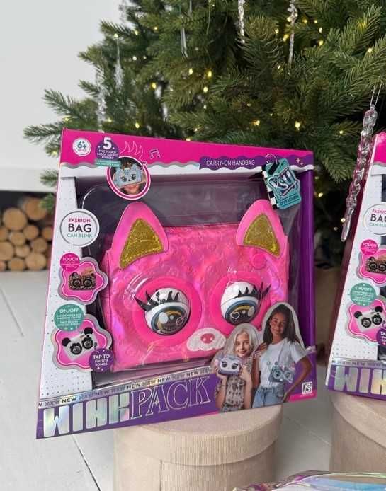 Інтерактивна сумочка KSY 958-3 ( реагує на дотик, кліпає очима )