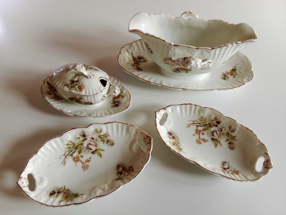 Serviço de Jantar Vista Alegre -1881 a 1921- BAIXA DE PRECO!