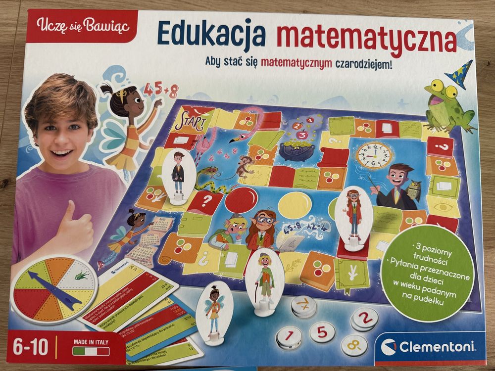 Gra matematyczna Clementoni Uczę się bawiąc