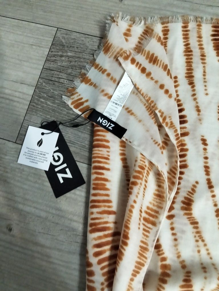 Szalik  szal karmelowy zign