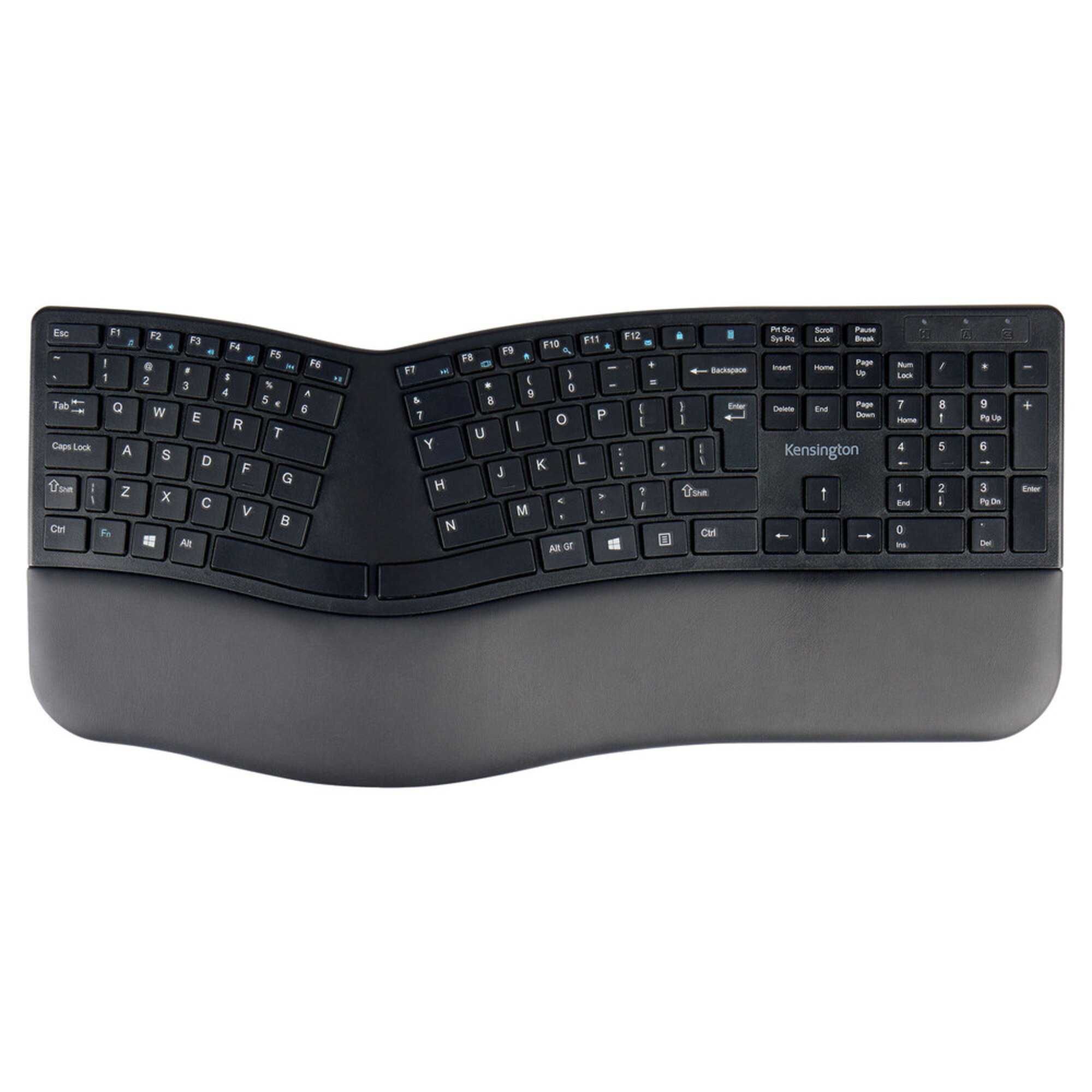 KENSINGTON Teclado Pro Fit Ergonómico Sem Fio Preto