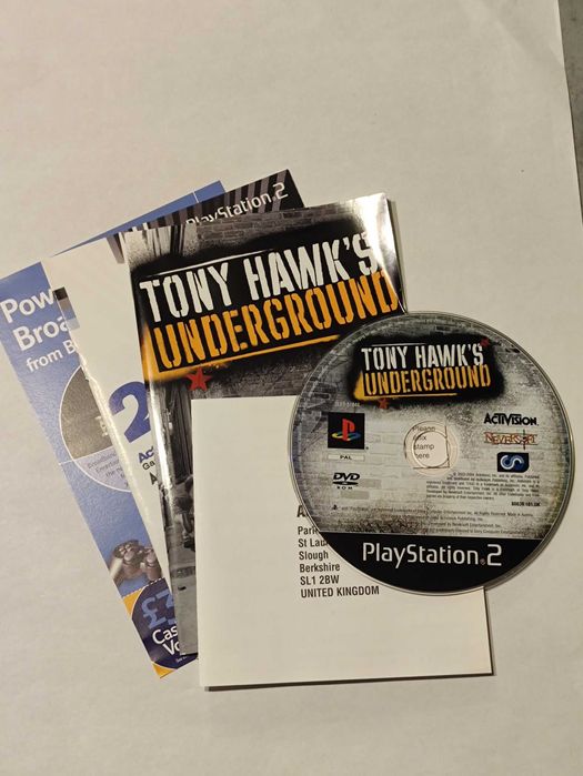 Tony Hawk's Underground PS2 PlayStation 2 angielska komplet