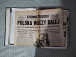 Gazety wojenne segregator z czasopismami 17 egzemplarzy retro 1998