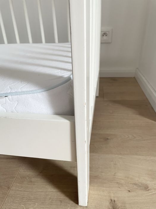 IKEA Łóżeczko Gulliver 120x60 z materacem Vyssa