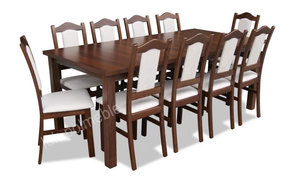 Hit! Tani zestaw BIS stół rozkładany z 10 krzesłami! Najniższe ceny!