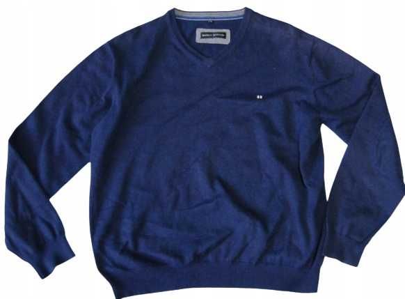 MARCO MANZINI XL sweter męski  jak nowy z wełną 6U85