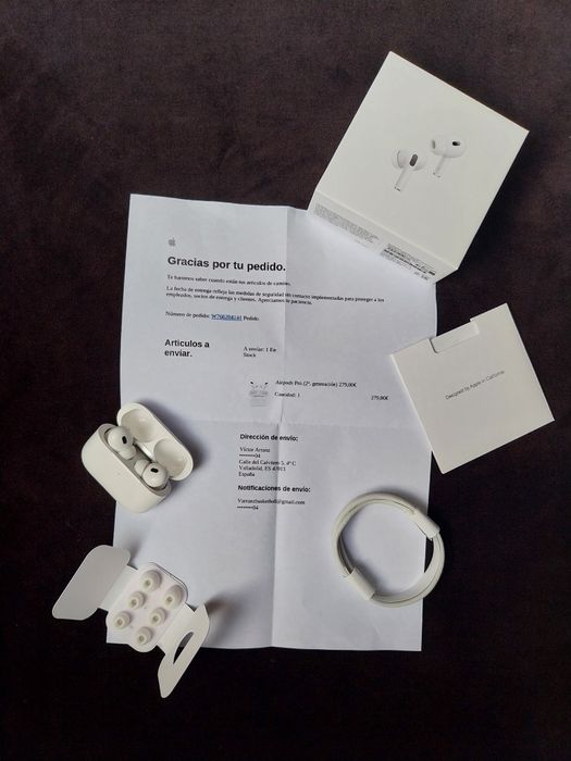 AirPods Pro 2 com Fatura