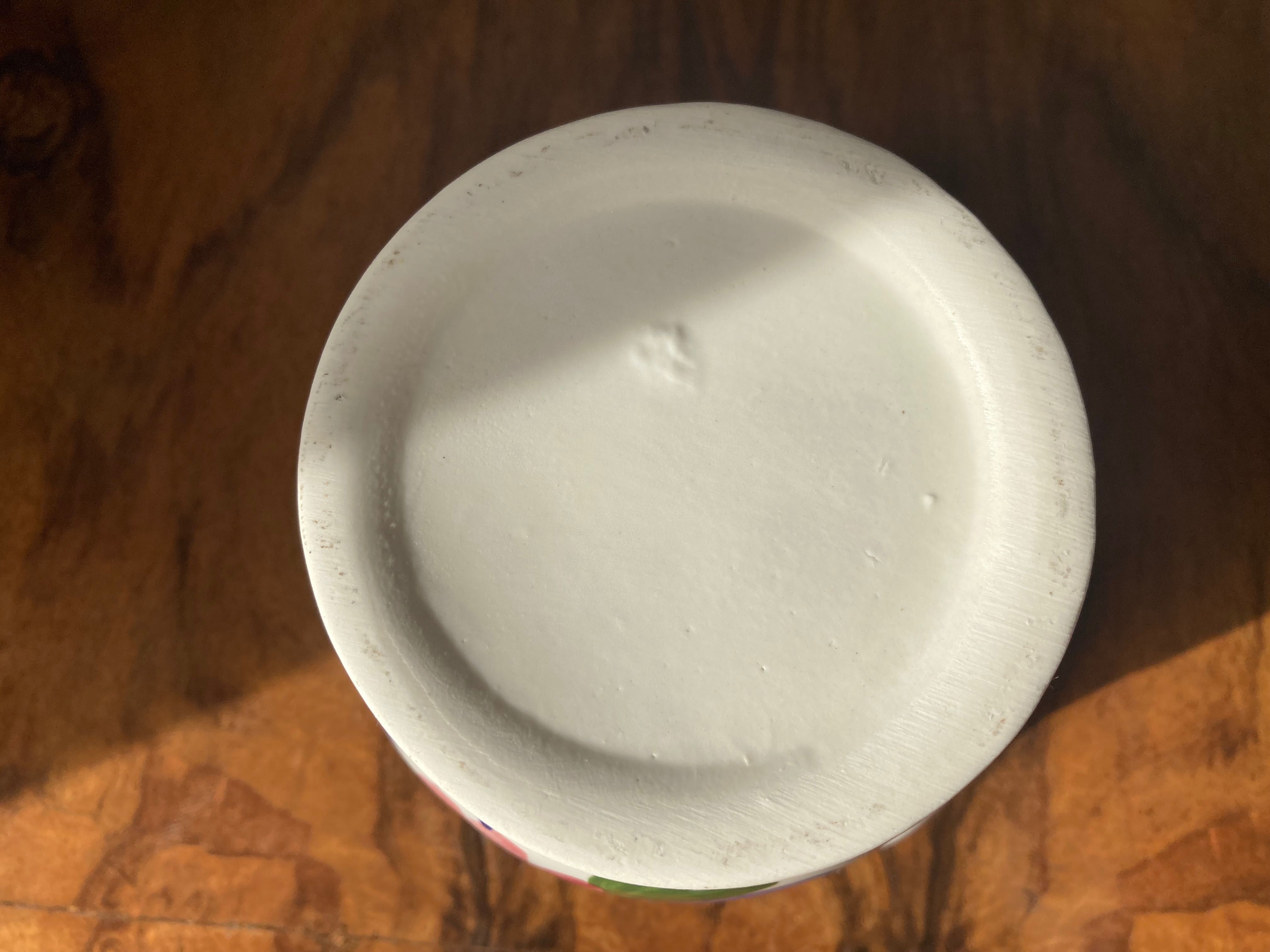 Mała osłonka ceramiczna na donice Italia 15x10 cm