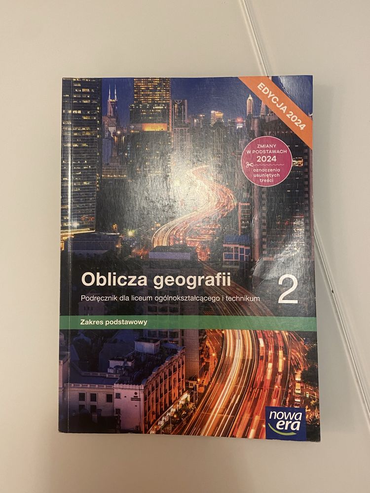 Podręcznik do geografii i matematyki  klasa 2 liceum