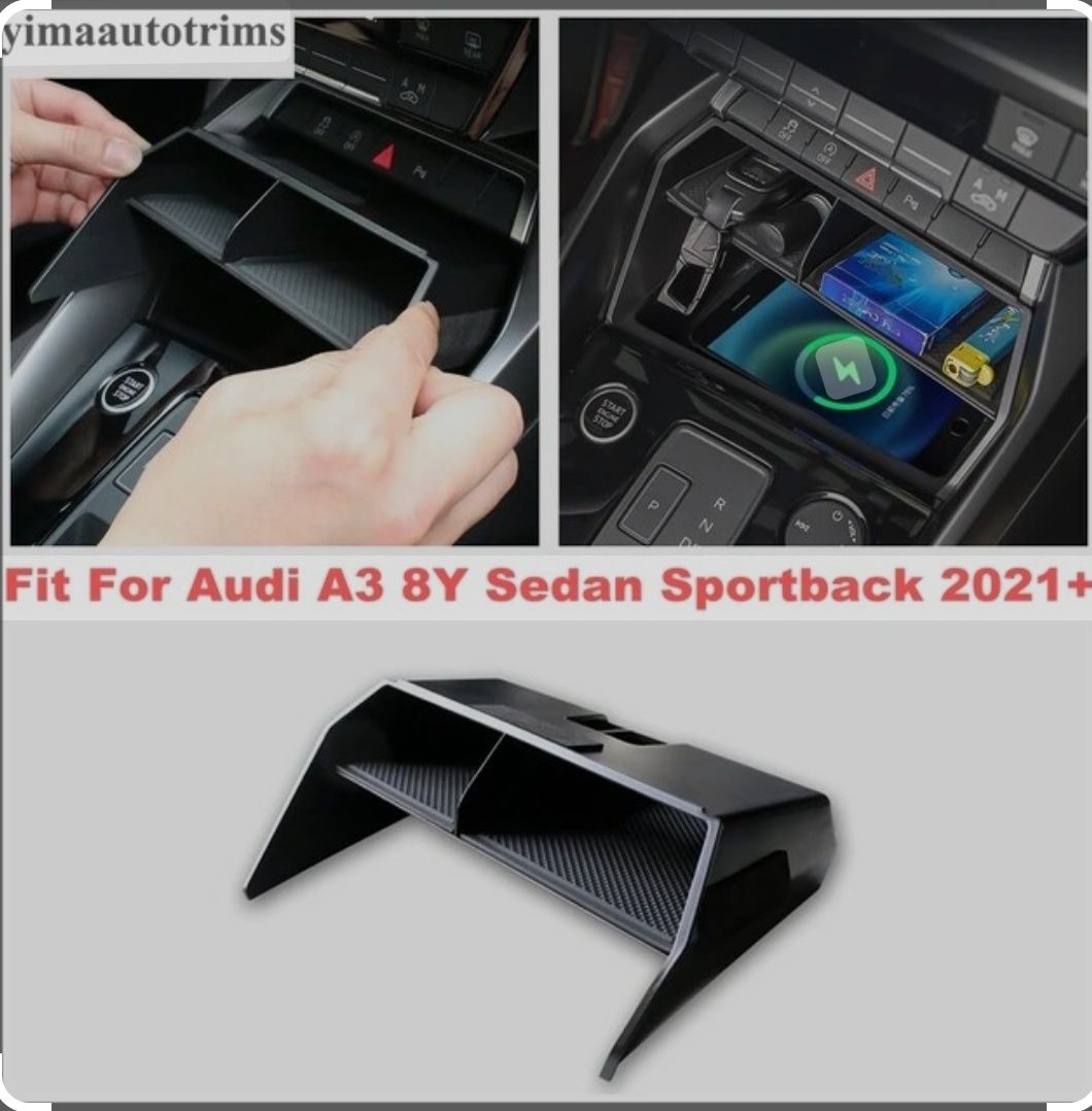 Arrumação Audi A3 8Y (modelos novos de 2021 a 2025)