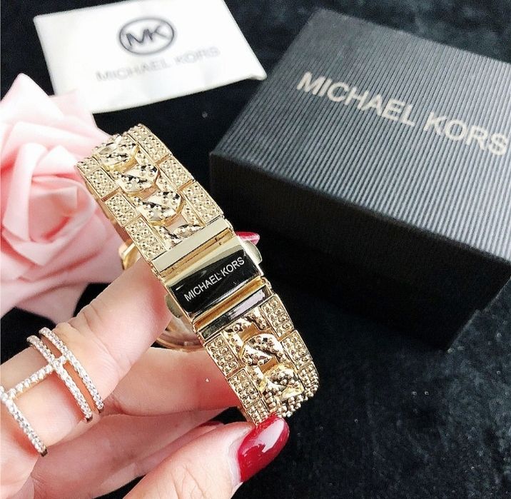 Zegarek z cyrkoniami Michael Kors plus pudełko