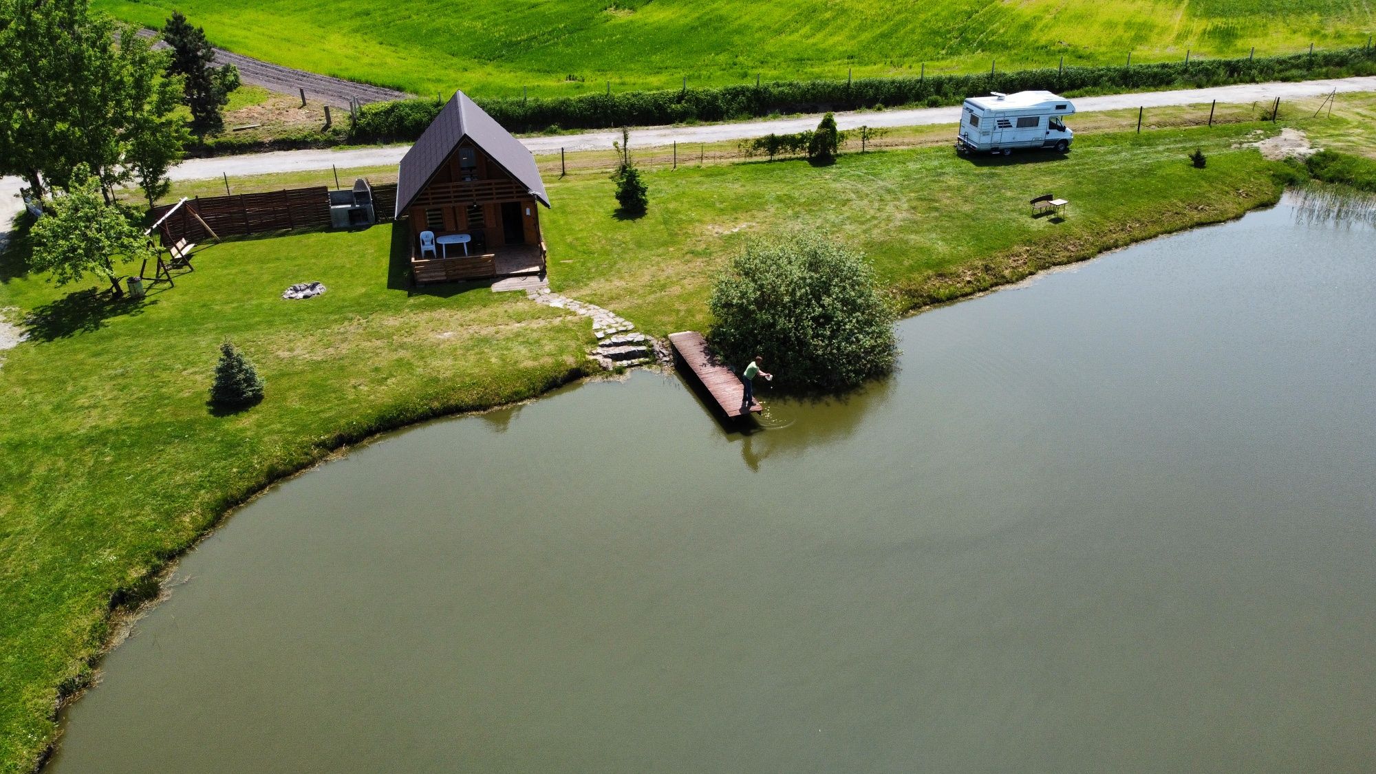 Domek w górach nad stawami darmowe wędkowanie