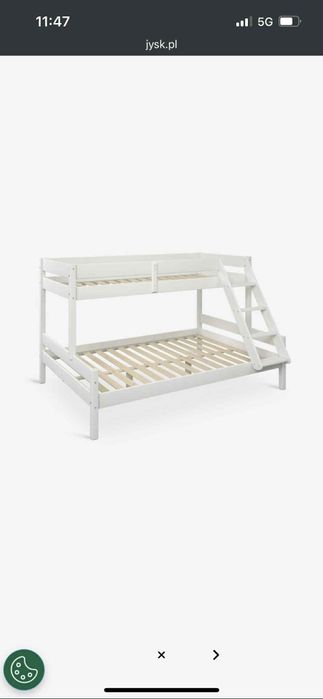 Łóżko piętrowe prawie nowe