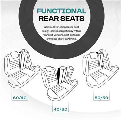 Pokrowce Na Fotele Samochodowe Komplet Otom Gti 8