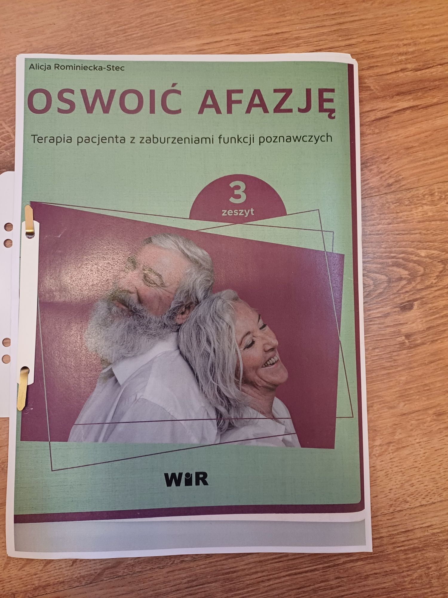 Oswoić afazje 3 Terapia pacjentów z zaburzeniami funkcji poznawczych